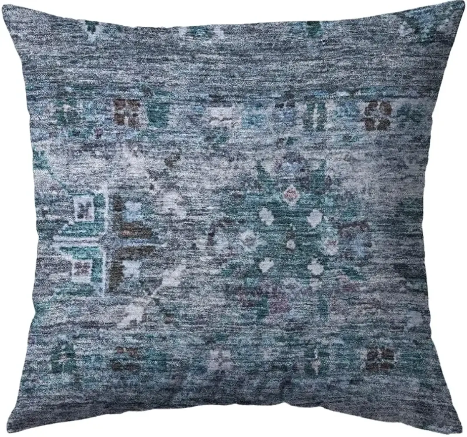 Dalyn Rug Company Karaj Blue 18"x18" Style 4 Feather Throw Pillow