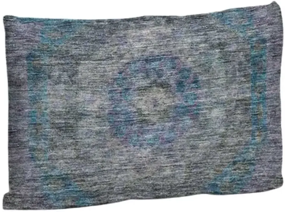 Dalyn Rug Company Karaj Blue 14"x20" Style 5 Feather Throw Pillow