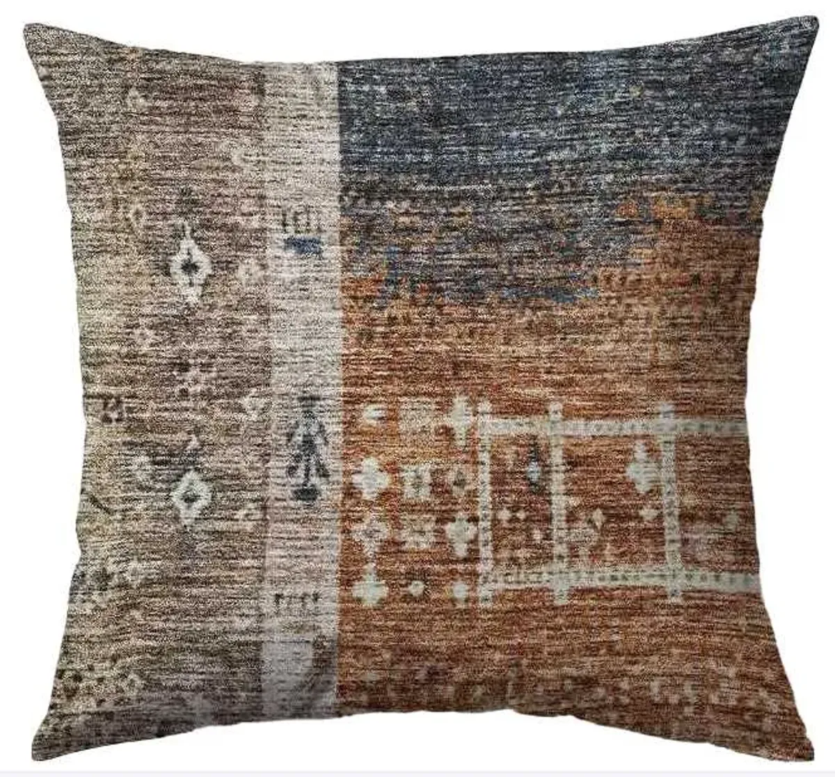 Dalyn Rug Company Karaj Brown 22"x22" Style 2 Feather Throw Pillow