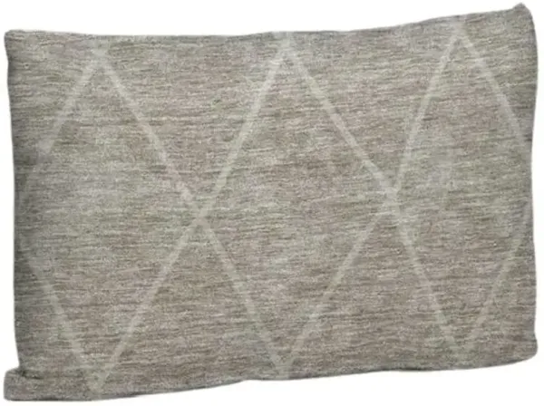 Dalyn Rug Company Lazio Taupe 14"x20" Feather Throw Pillow