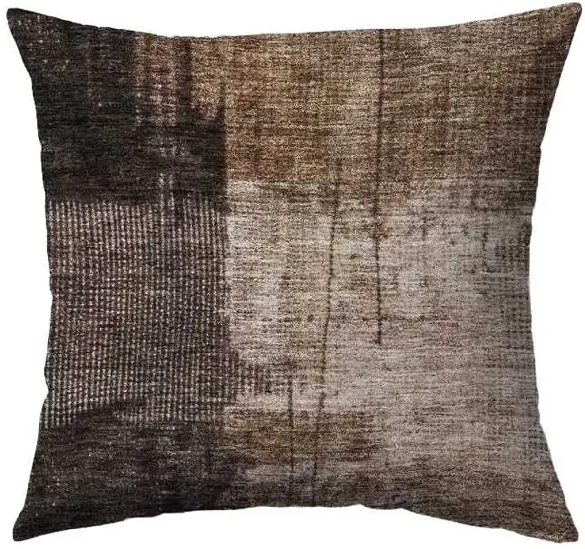 Dalyn Rug Company Nouveau Brown 18"x18" Feather Throw Pillow