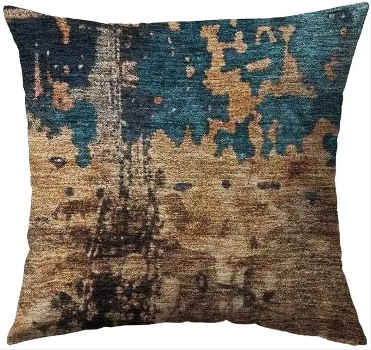 Dalyn Rug Company Nouveau Teal 22"x22" Feather Throw Pillow