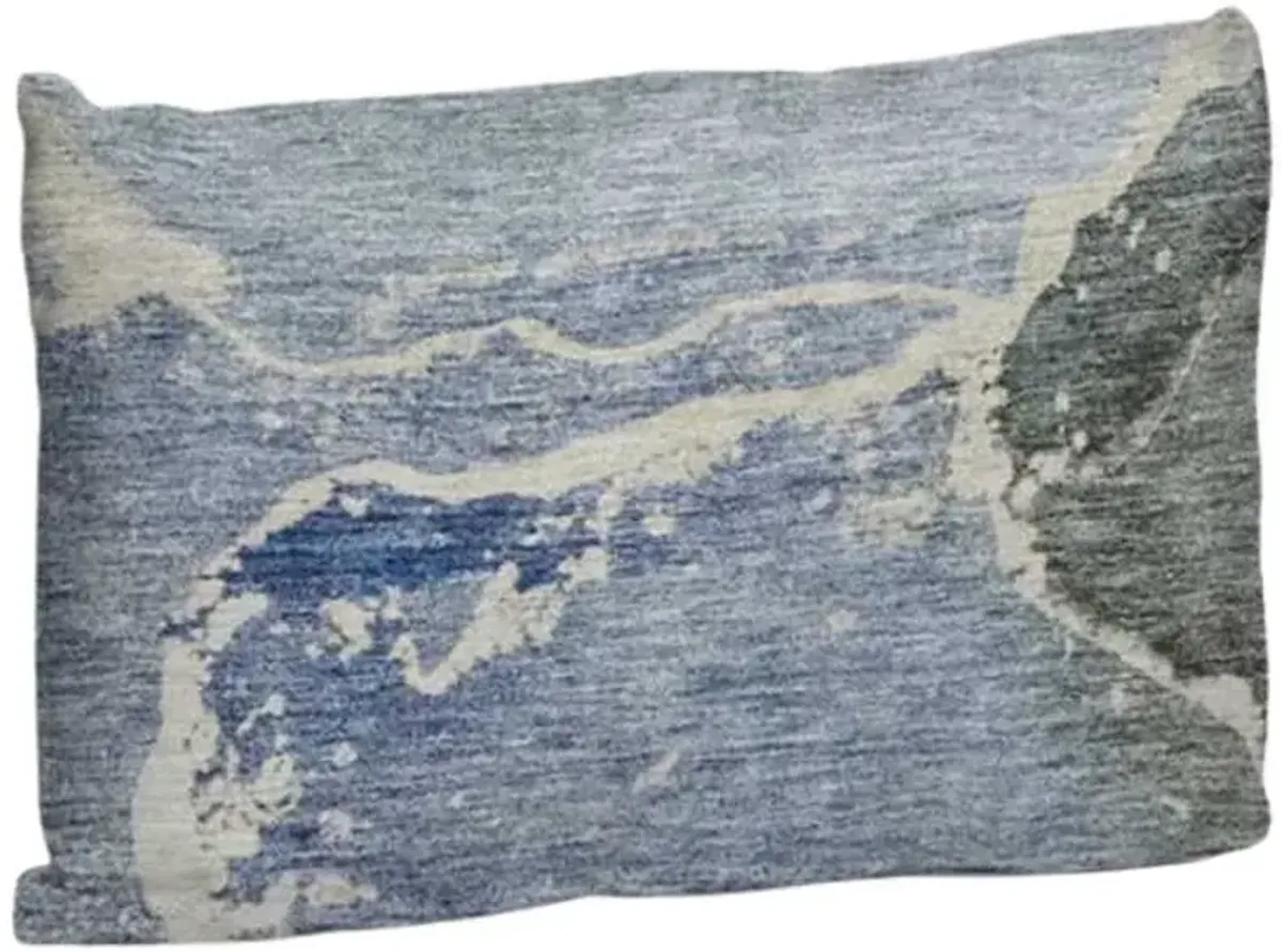 Dalyn Rug Company Odyssey Sky 14"x20" Feather Throw Pillow