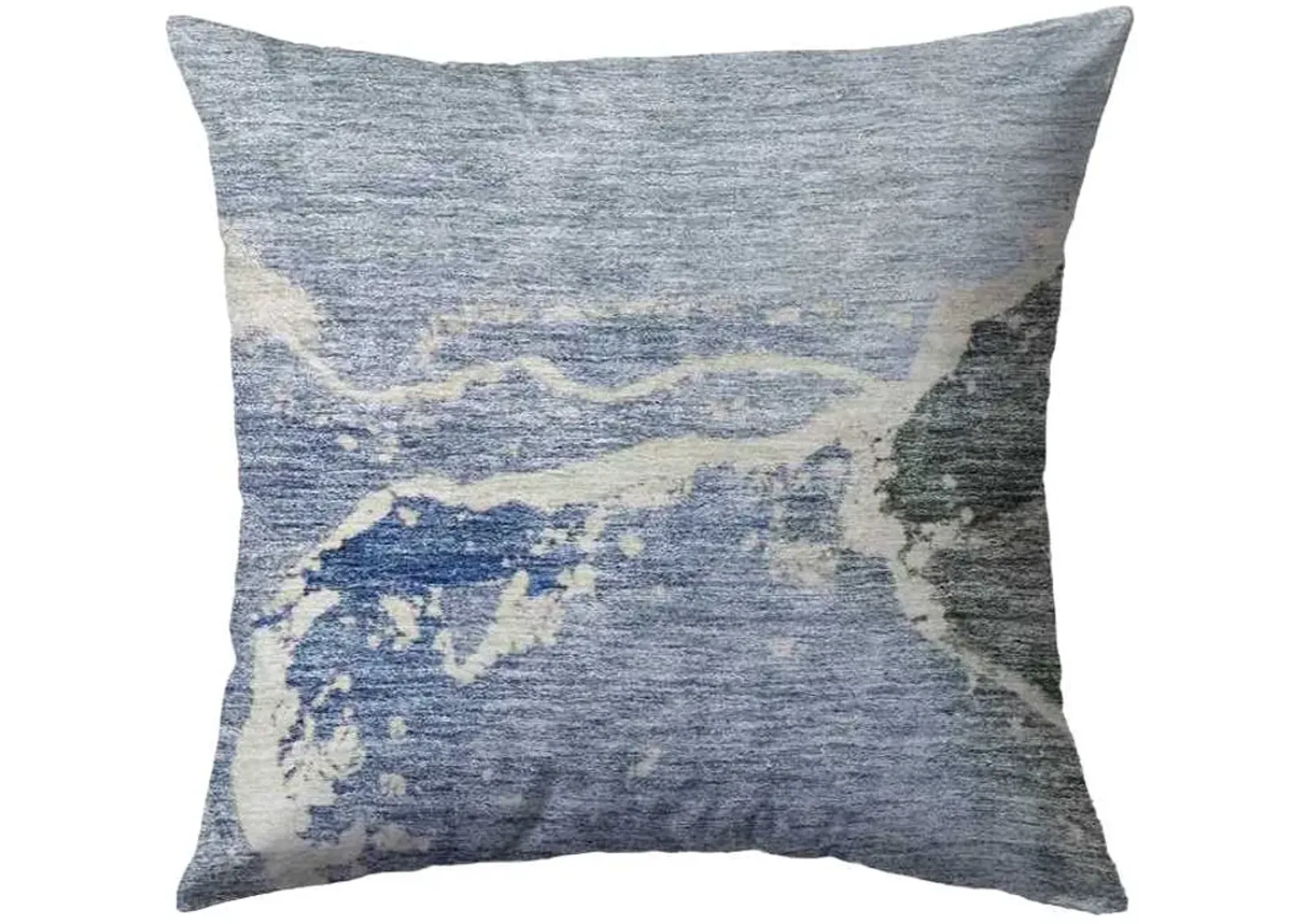 Dalyn Rug Company Odyssey Sky 22"x22" Feather Throw Pillow