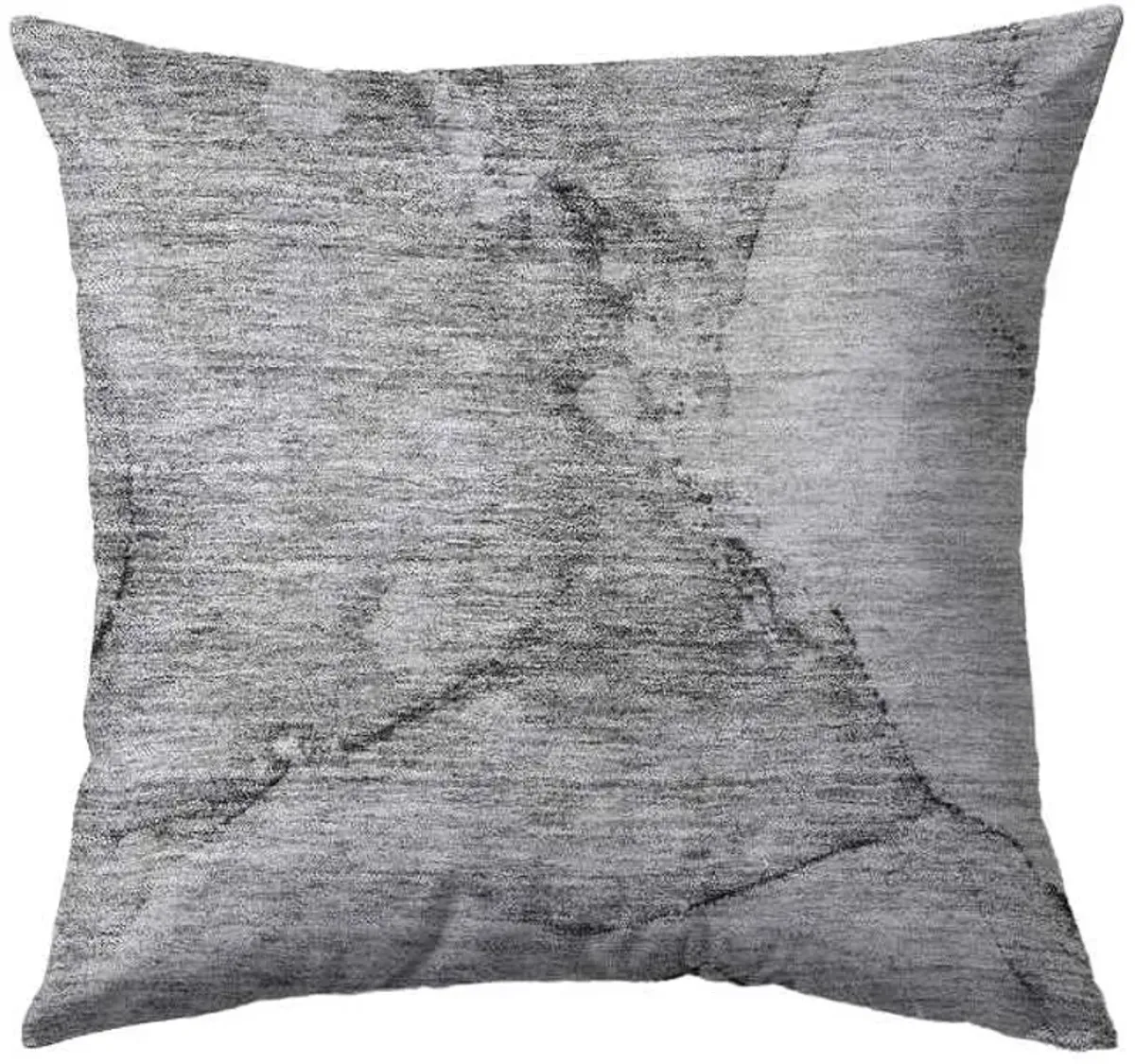 Dalyn Rug Company Odyssey Gray 18"x18" Feather Throw Pillow