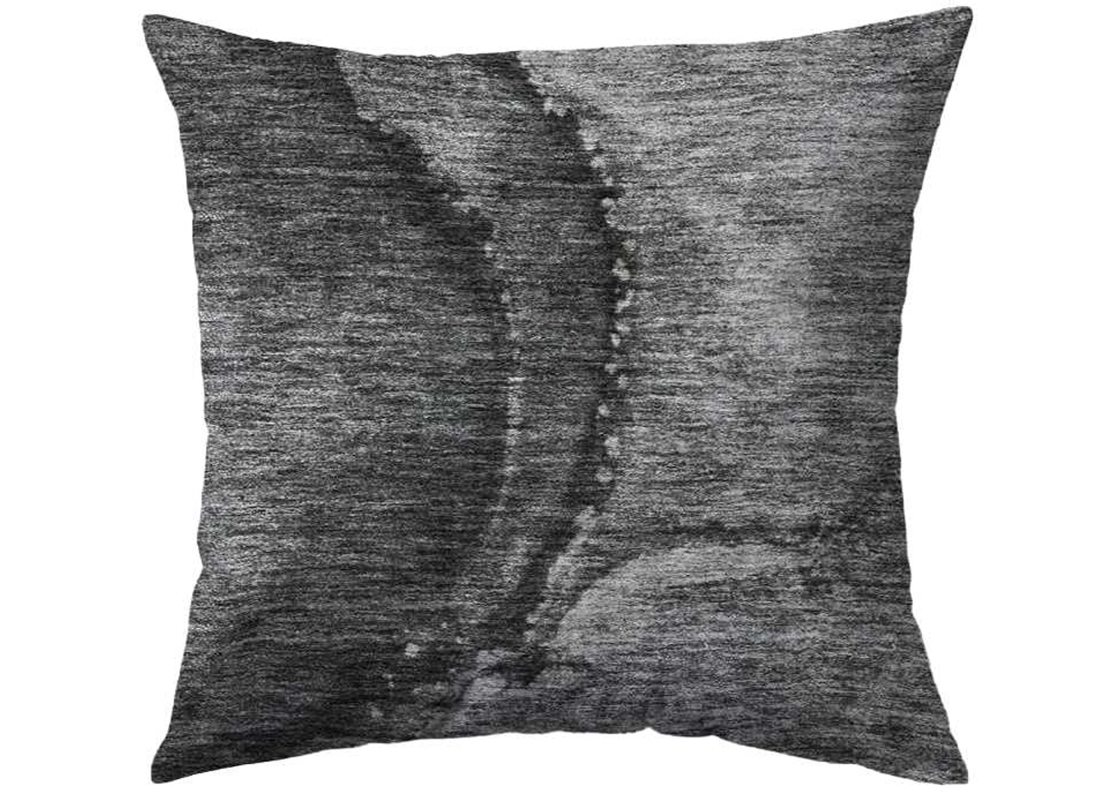 Dalyn Rug Company Odyssey Charcoal 22"x22" Feather Throw Pillow