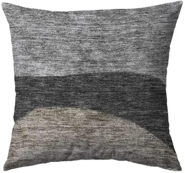 Dalyn Rug Company Odyssey Taupe 18"x18" Feather Throw Pillow