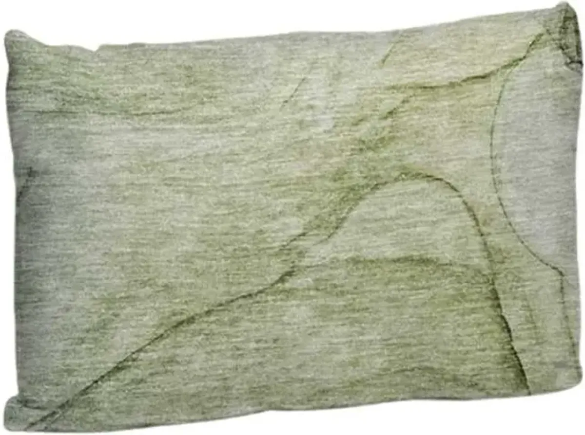 Dalyn Rug Company Odyssey Aloe 14"x20" Feather Throw Pillow