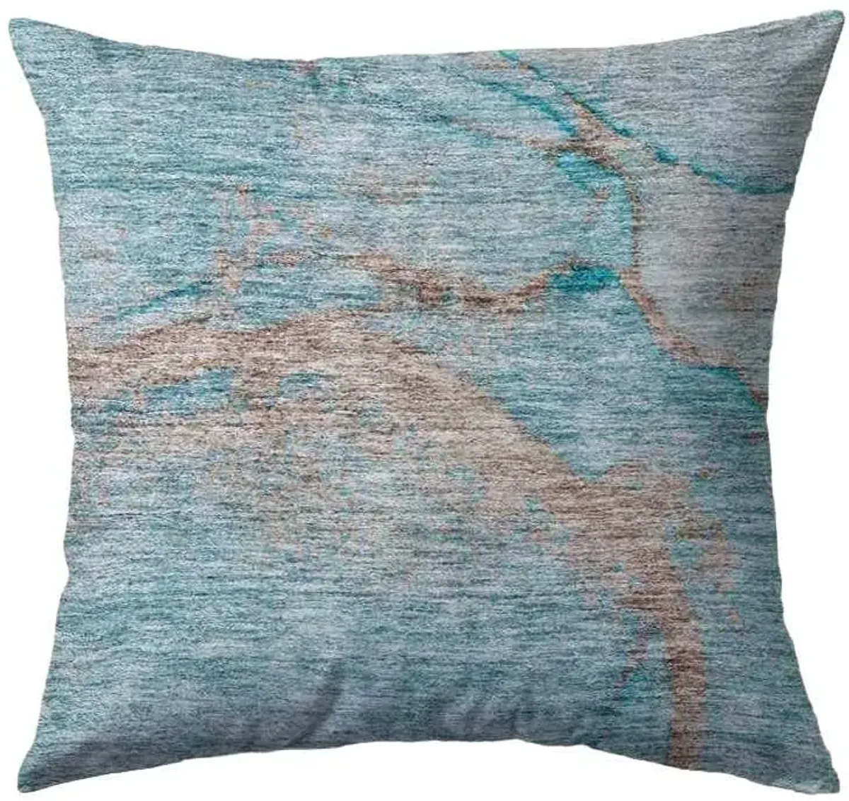 Dalyn Rug Company Odyssey Teal 18"x18" Style 2 Feather Throw Pillow