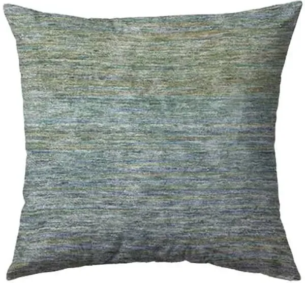 Dalyn Rug Company Trevi Blue 18"x18" Feather Throw Pillow