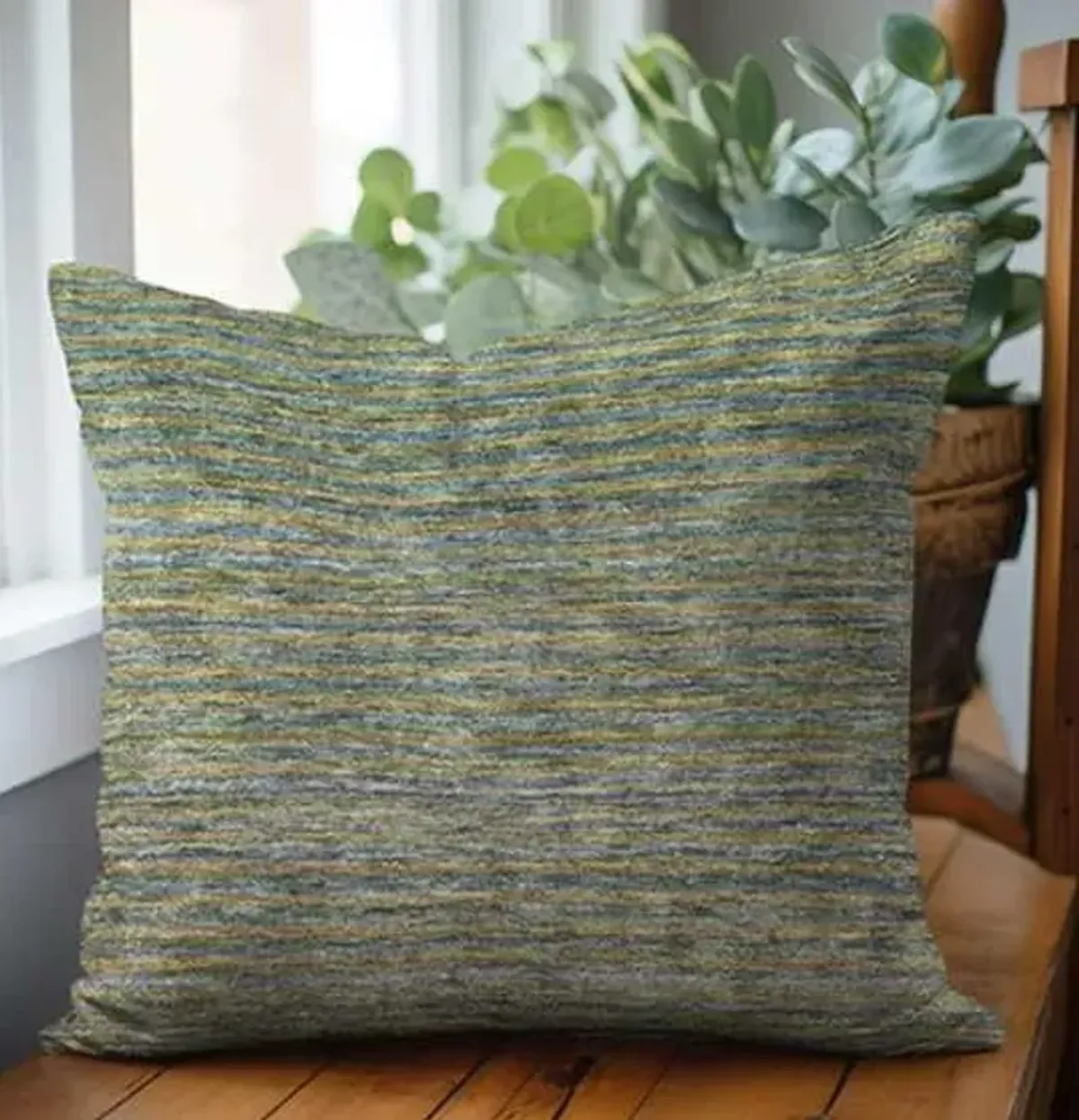 Dalyn Rug Company Trevi Fern 18"x18" Style 2 Feather Throw Pillow