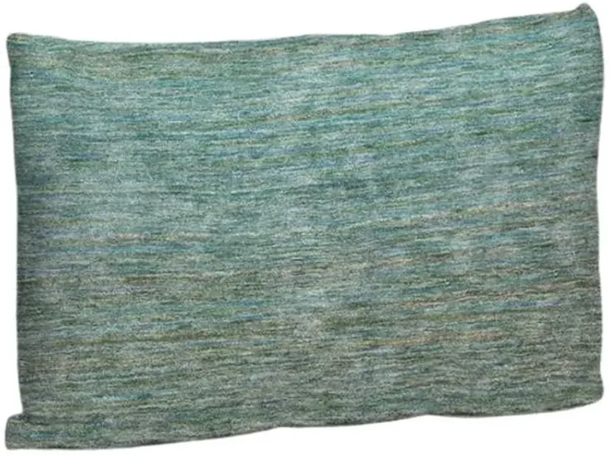 Dalyn Rug Company Trevi Teal 14"x20" Feather Throw Pillow