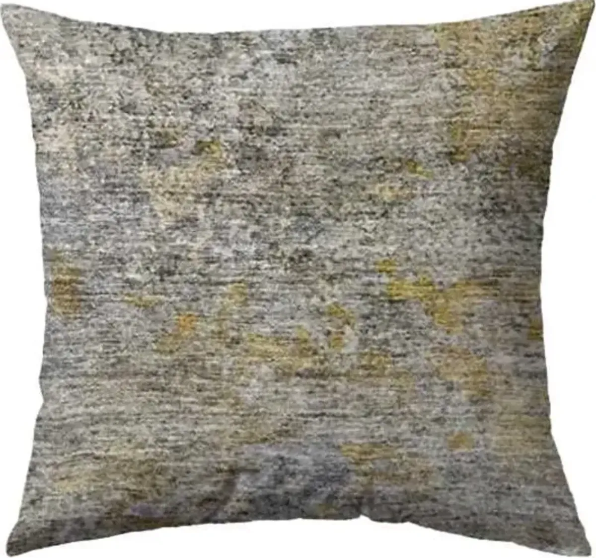 Dalyn Rug Company Trevi Gray 22"x22" Feather Throw Pillow