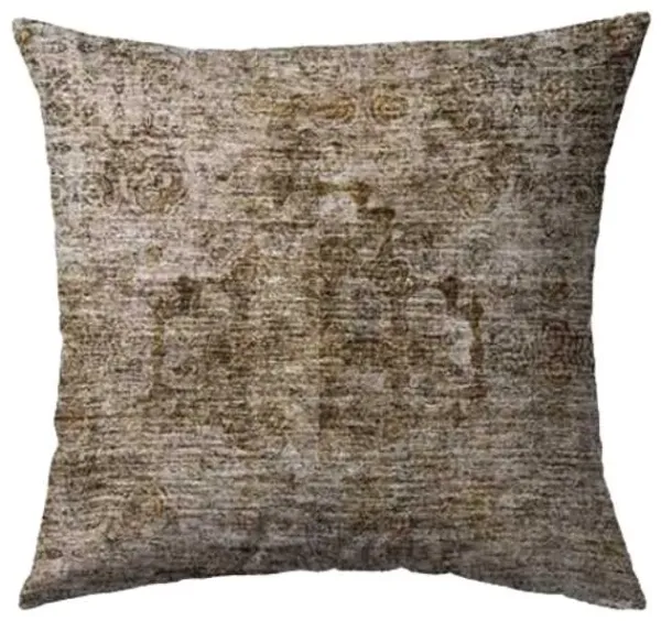 Dalyn Rug Company Trevi Taupe 22"x22" Style 3 Feather Throw Pillow