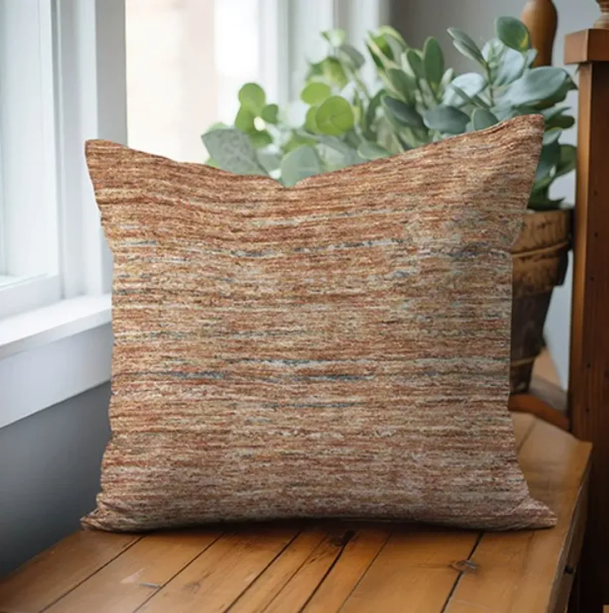 Dalyn Rug Company Trevi Copper 18"x18" Feather Throw Pillow