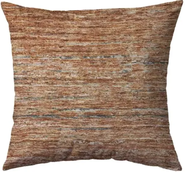 Dalyn Rug Company Trevi Copper 18"x18" Feather Throw Pillow
