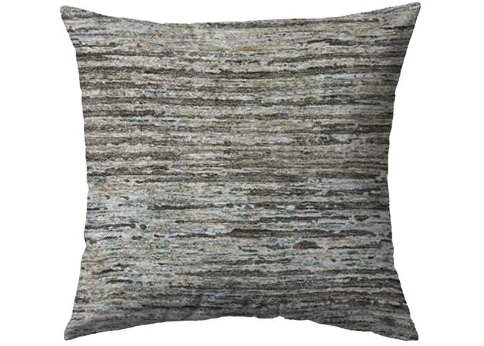 Dalyn Rug Company Trevi Taupe 18"x18" Style 5 Feather Throw Pillow