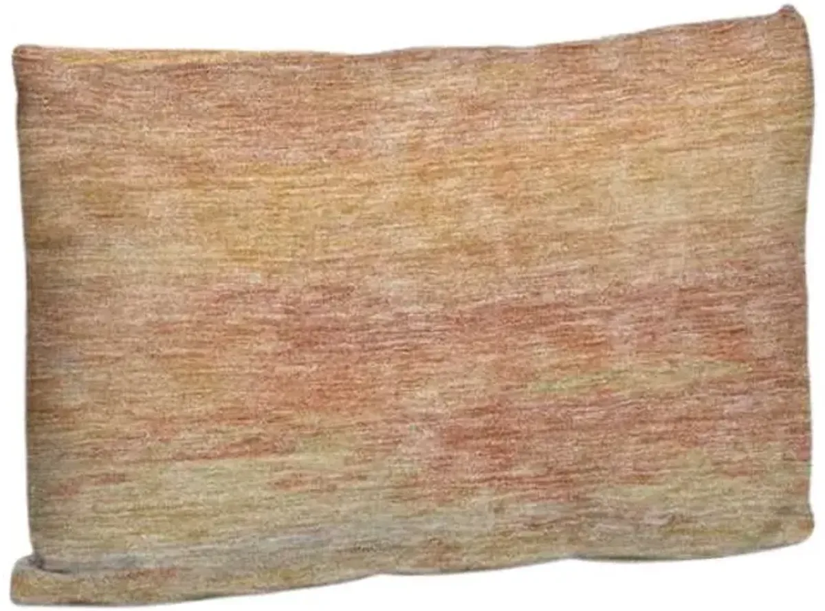 Dalyn Rug Company Trevi Salmon 14"x20" Feather Throw Pillow