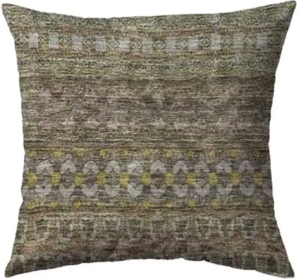 Dalyn Rug Company Trevi Khaki 22"x22" Feather Throw Pillow