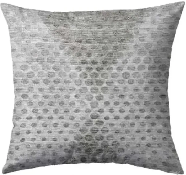 Dalyn Rug Company Trevi Gray 22"x22" Style 4 Feather Throw Pillow