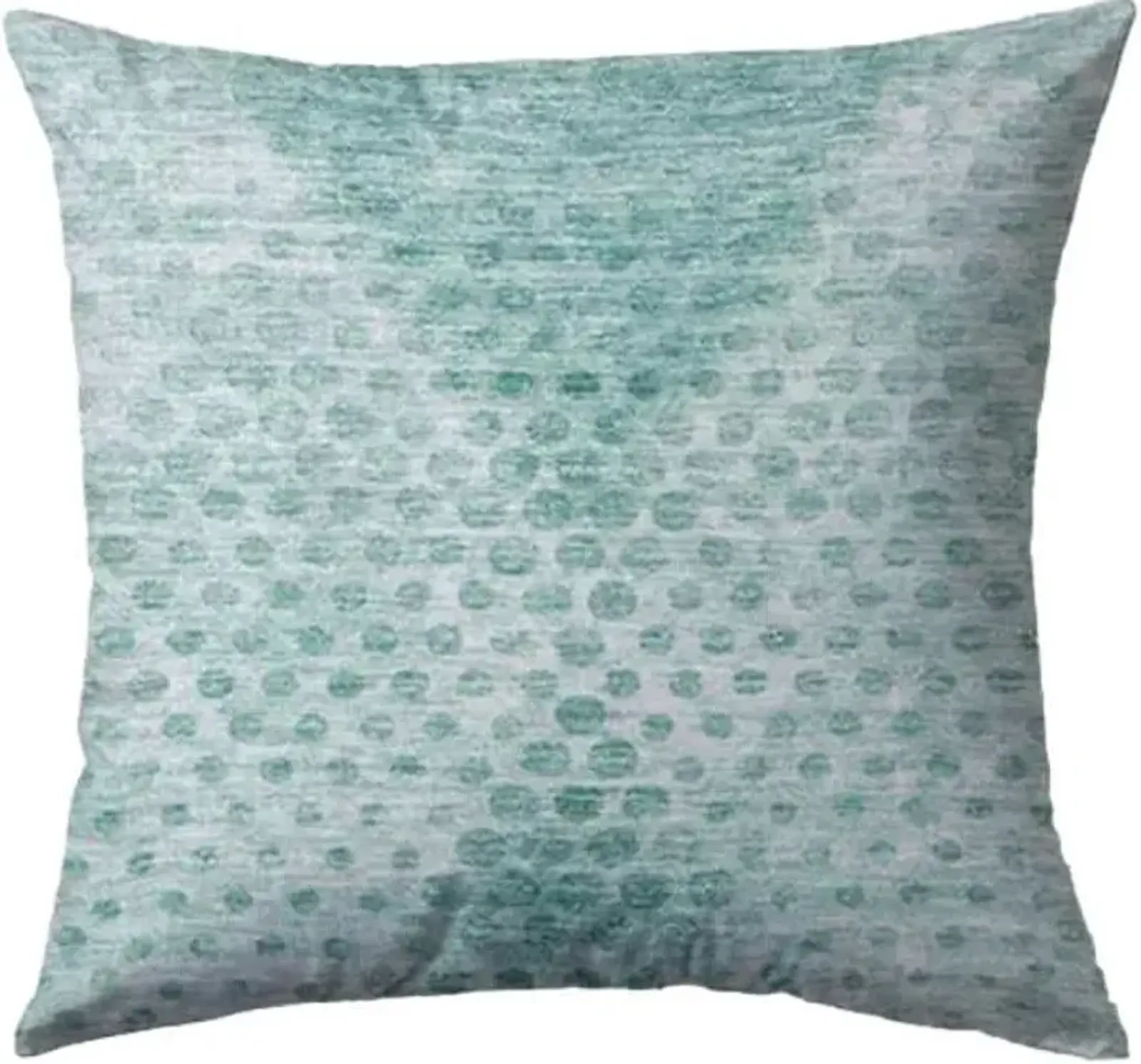 Dalyn Rug Company Trevi Teal 18"x18" Style 3 Feather Throw Pillow