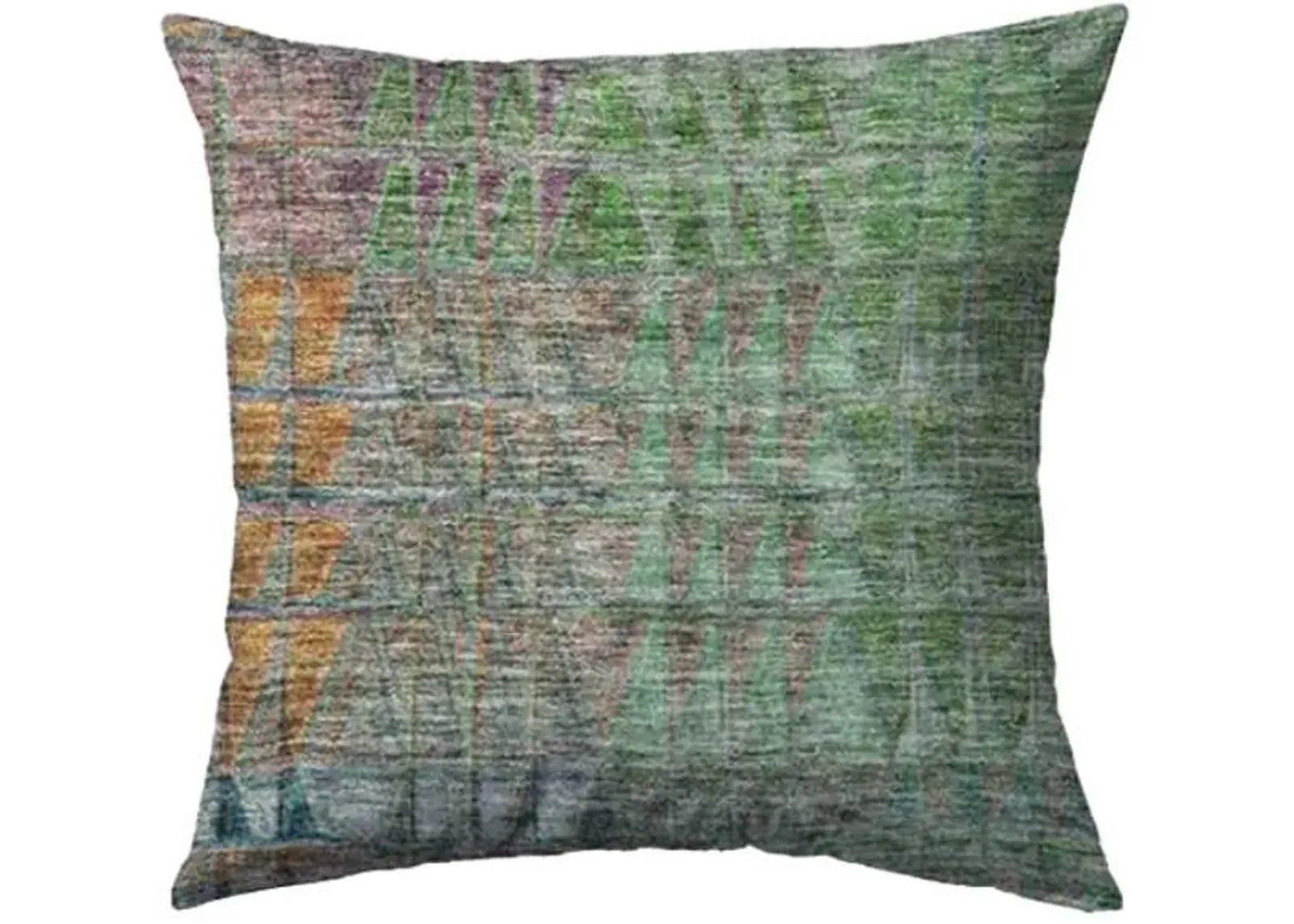 Dalyn Rug Company Trevi Green 18"x18" Style 2 Feather Throw Pillow