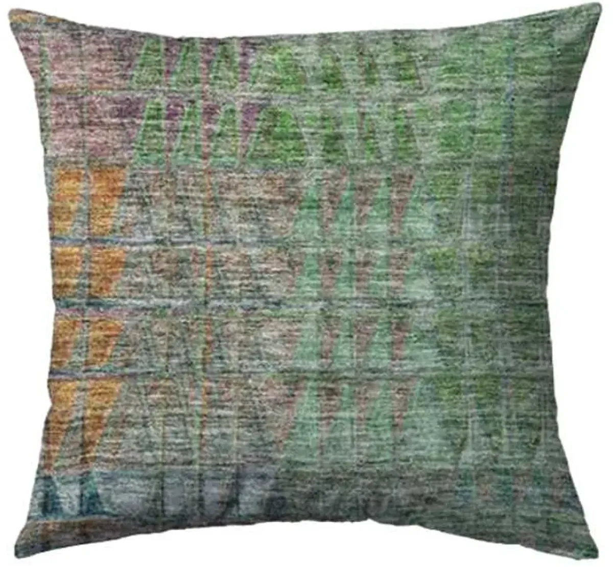 Dalyn Rug Company Trevi Green 18"x18" Style 2 Feather Throw Pillow