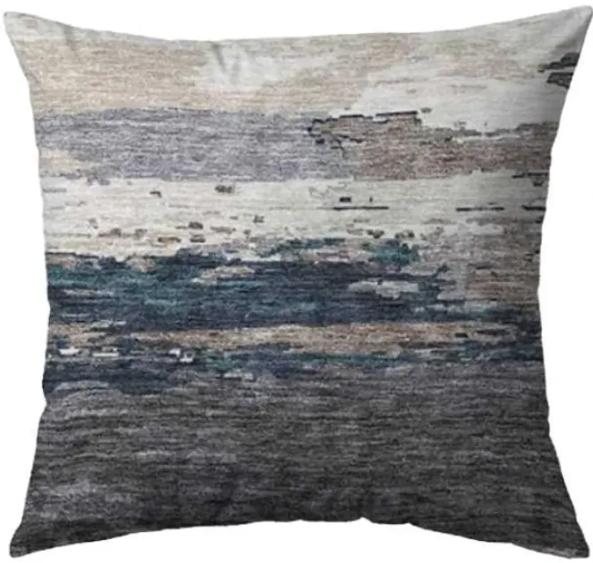 Dalyn Rug Company Trevi Black 18"x18" Feather Throw Pillow