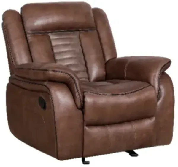 Vogue Furniture Mocha Glider Recliner