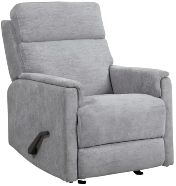 Flexsteel® Meet Your Perfect Match Compact Moon Gray Manual Gliding Recliner