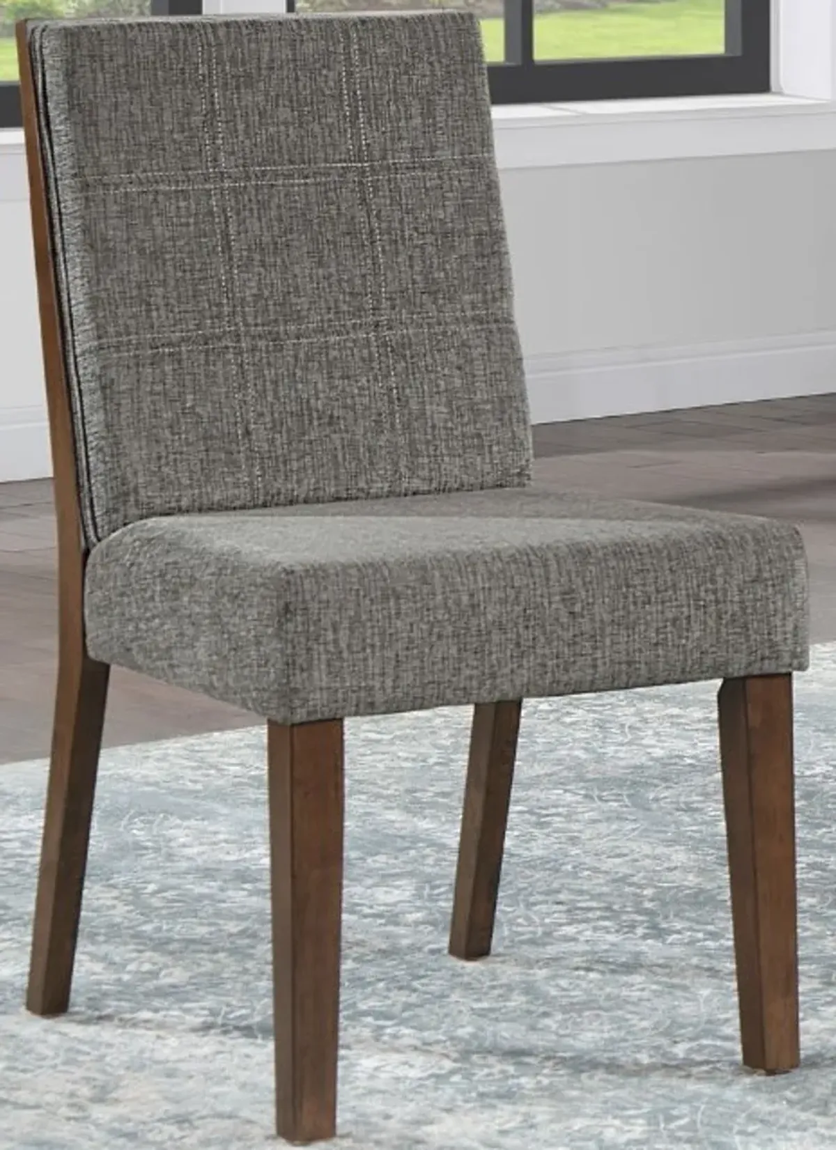 Steve Silver Co. Quinn Chestnut/Grey Side Chair