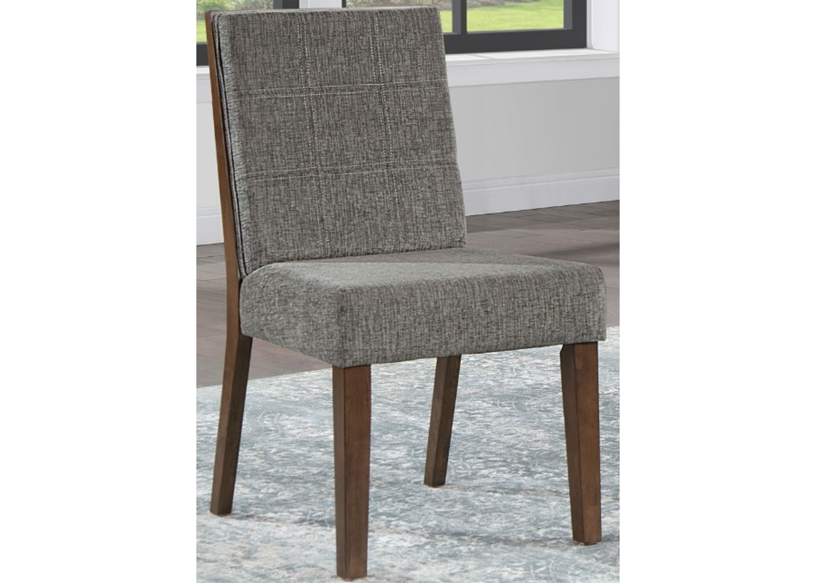 Steve Silver Co. Quinn Chestnut/Grey Side Chair