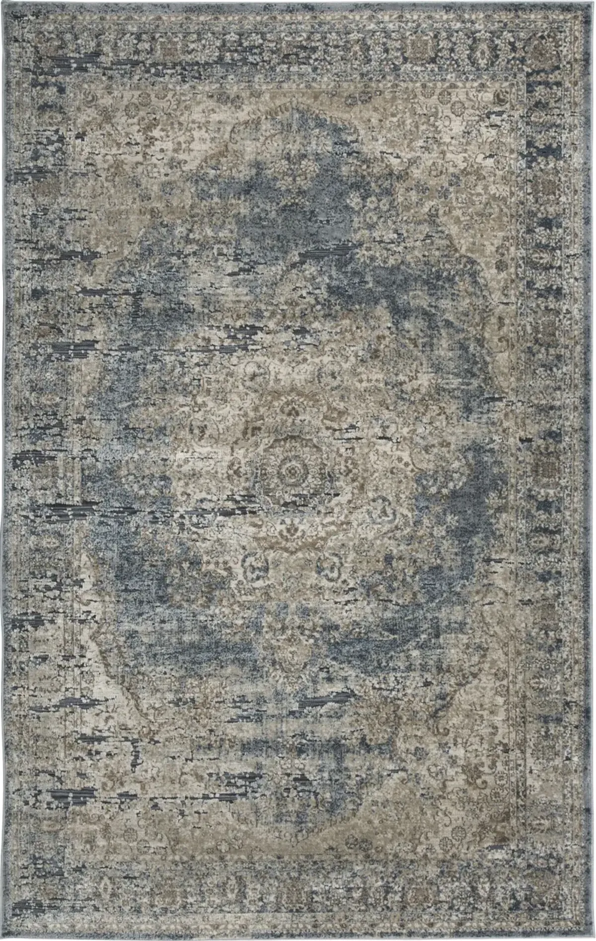 Signature Design by Ashley® South Blue/Tan 8'x10' Large Area Rug