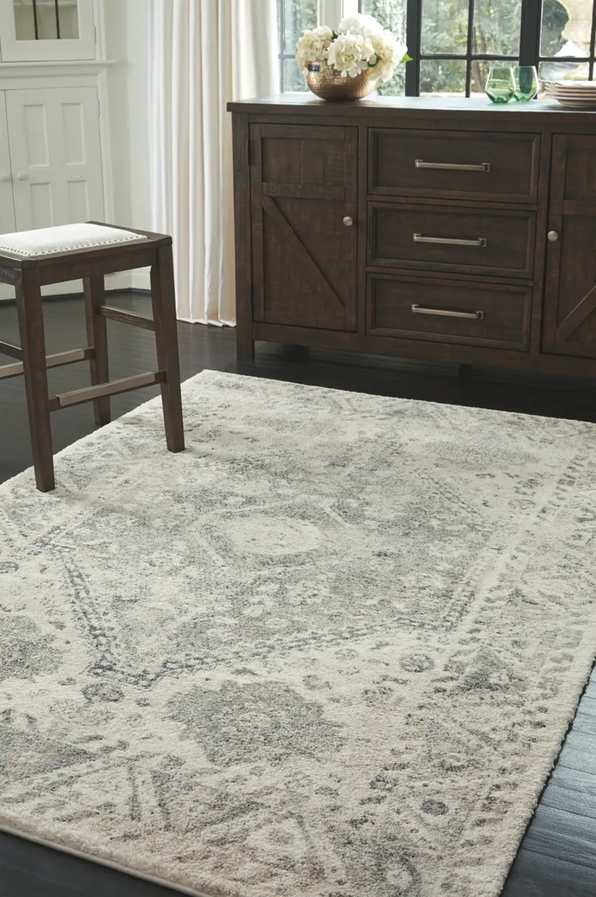 Signature Design by Ashley® Precia Gray/Cream 8'x10' Large Area Rug