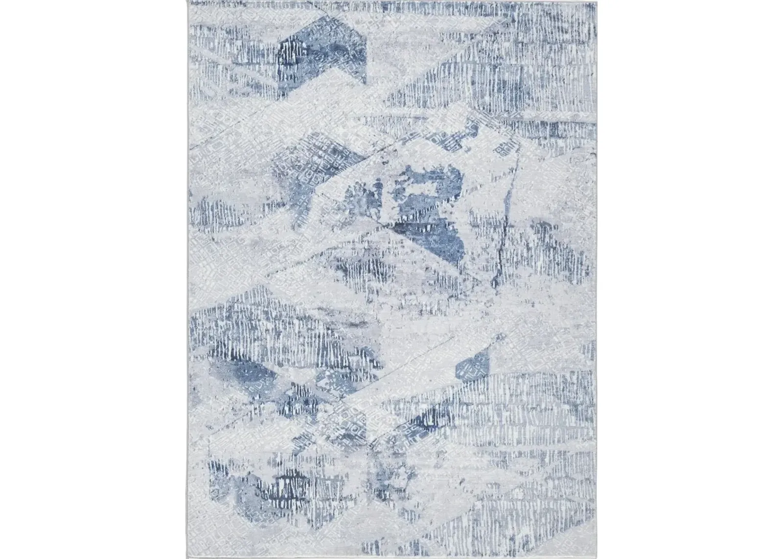 Signature Design by Ashley® Haddam Blue/Gray/Cream 8'x10' Large Area Rug