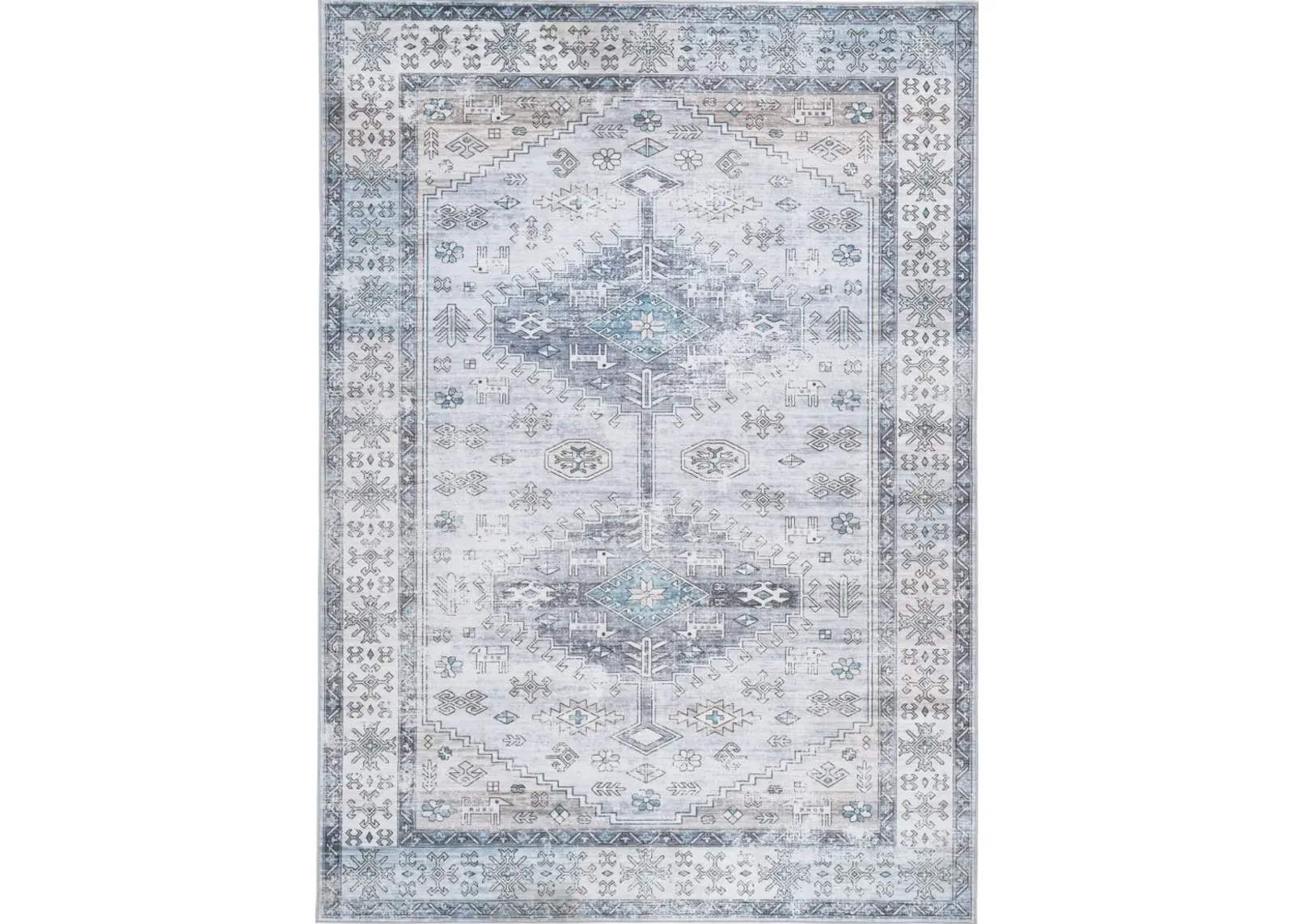 Signature Design by Ashley® Hebruns Multi-Colored 5'x7' Medium Area Rug