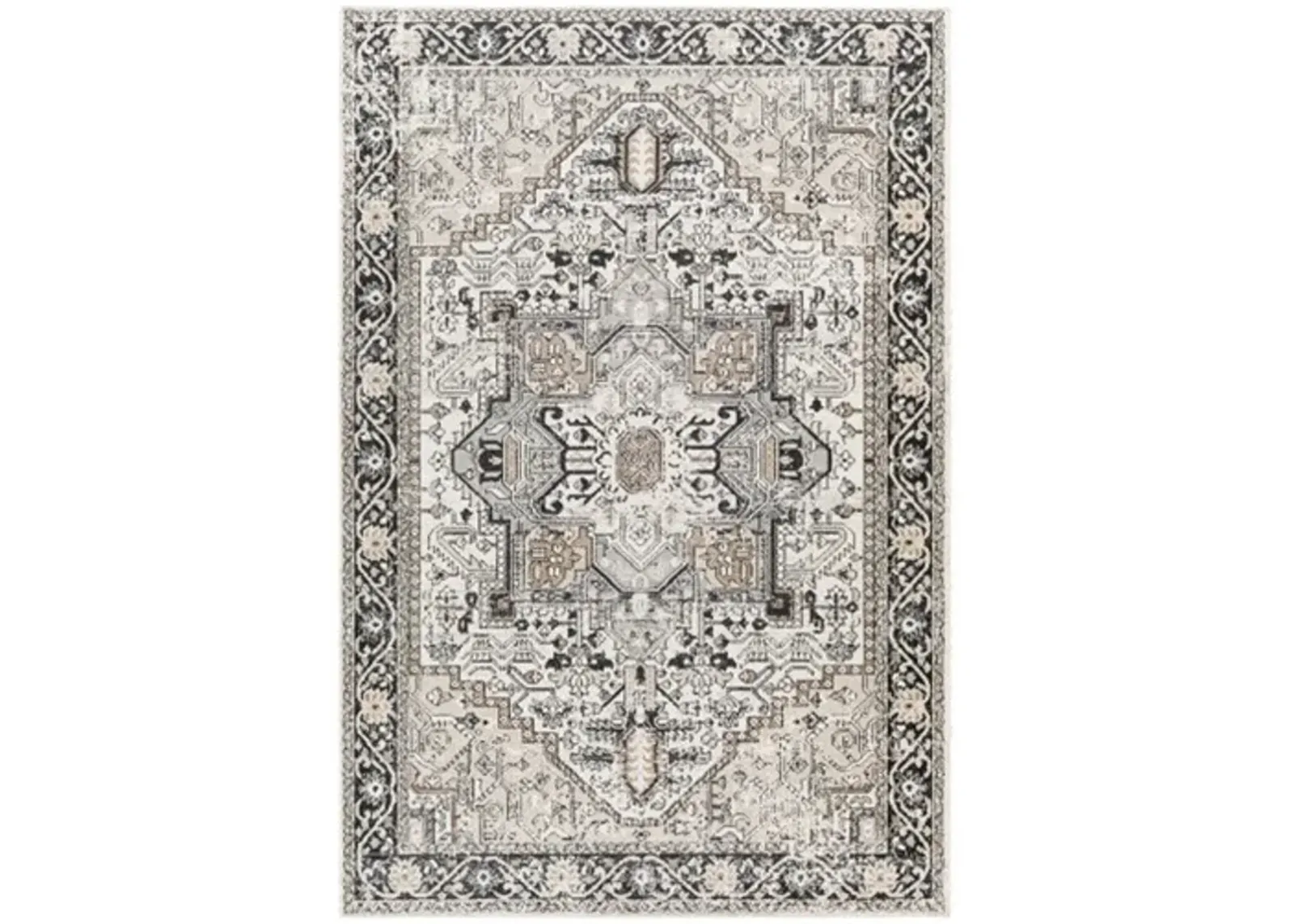 Signature Design by Ashley® Gregmoore Gray 5'x7' Medium Area Rug