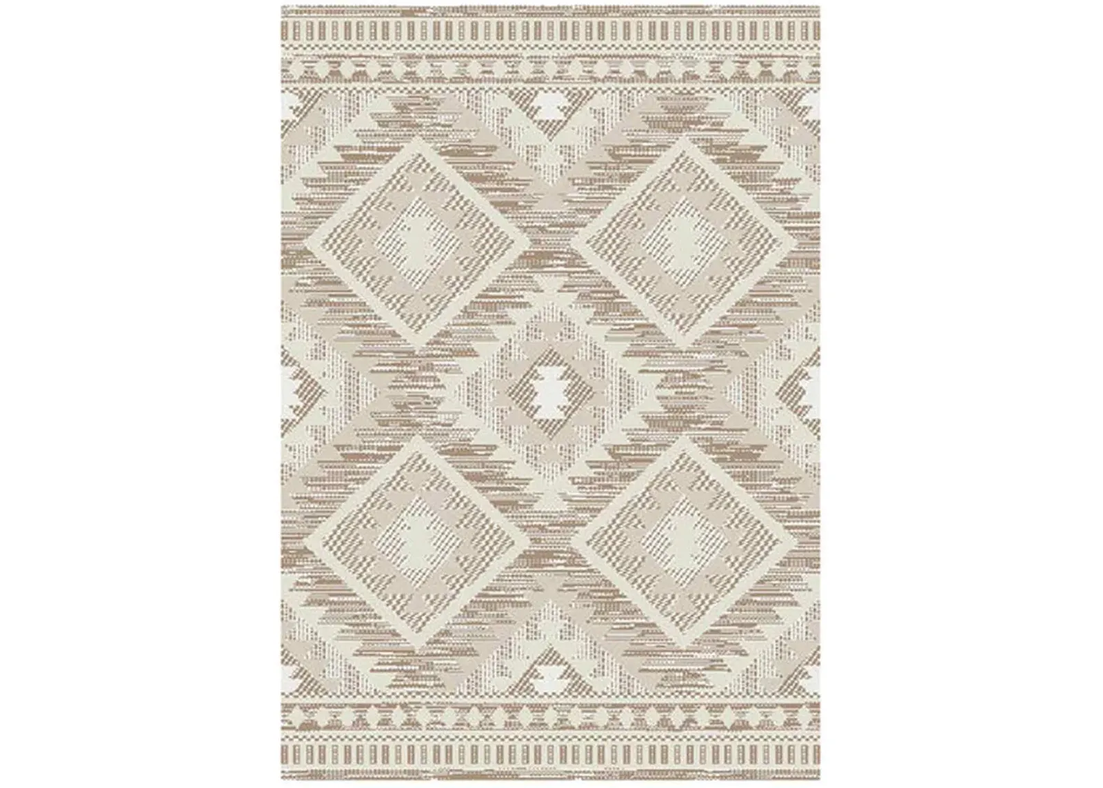 Signature Design by Ashley® Odedale Tan/Cream 5'x7' Medium Area Rug