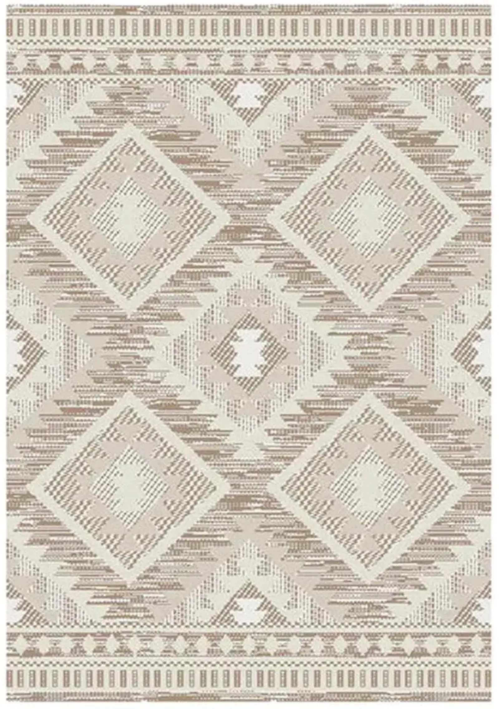 Signature Design by Ashley® Odedale Tan/Cream 5'x7' Medium Area Rug