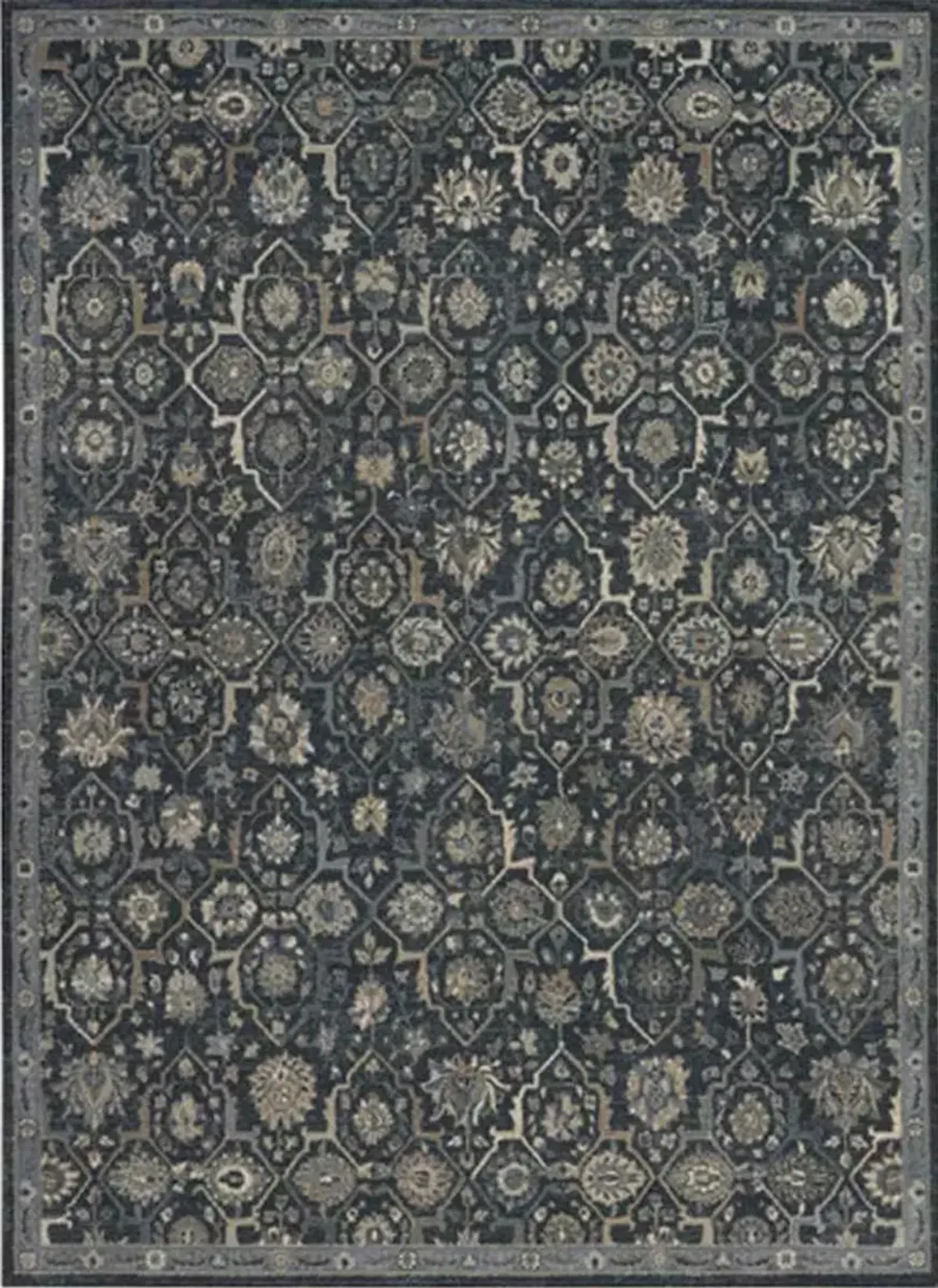 Signature Design by Ashley® Hilcott Blue/Cream/Brown 8'x10' Large Area Rug