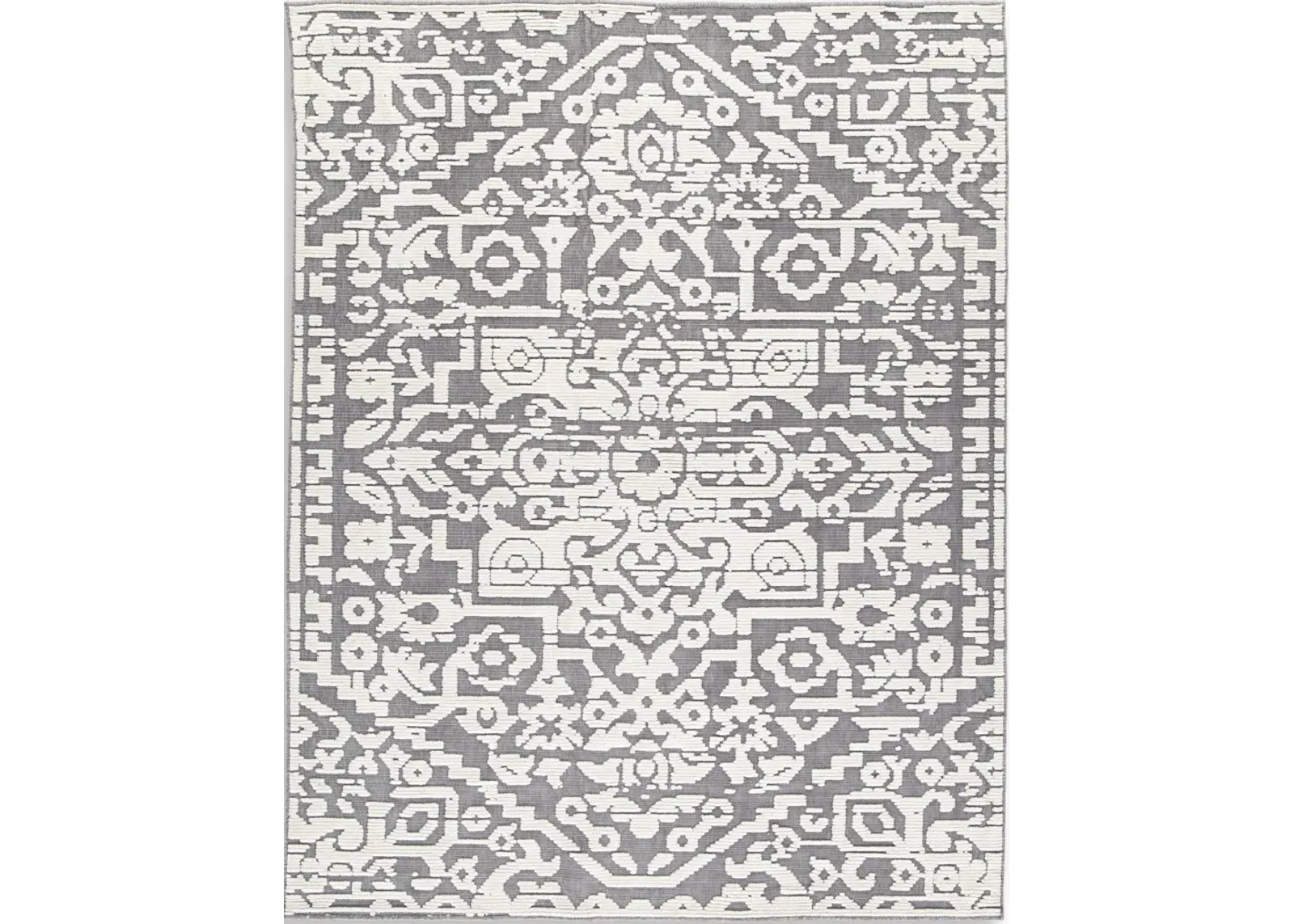 Signature Design by Ashley® Oddetteley Gray/Ivory 5'x7' Large Area Rug