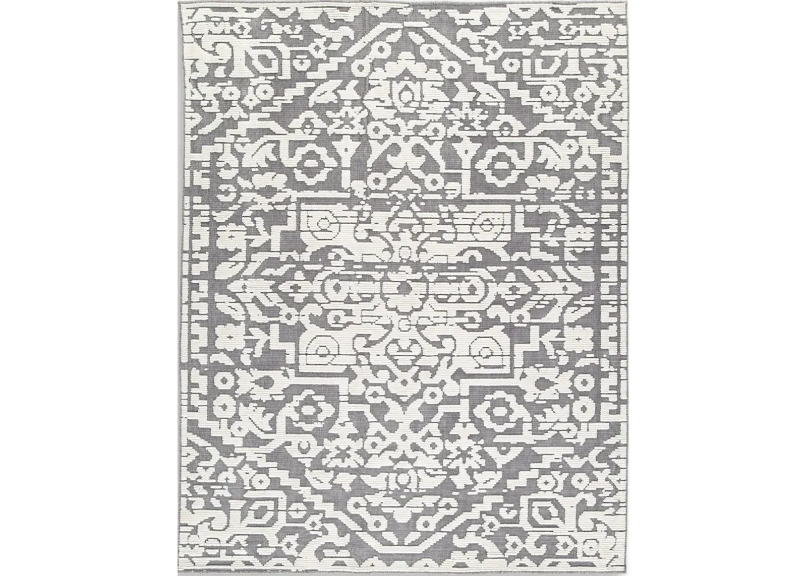 Signature Design by Ashley® Oddetteley Gray/Ivory 5'x7' Medium Area Rug