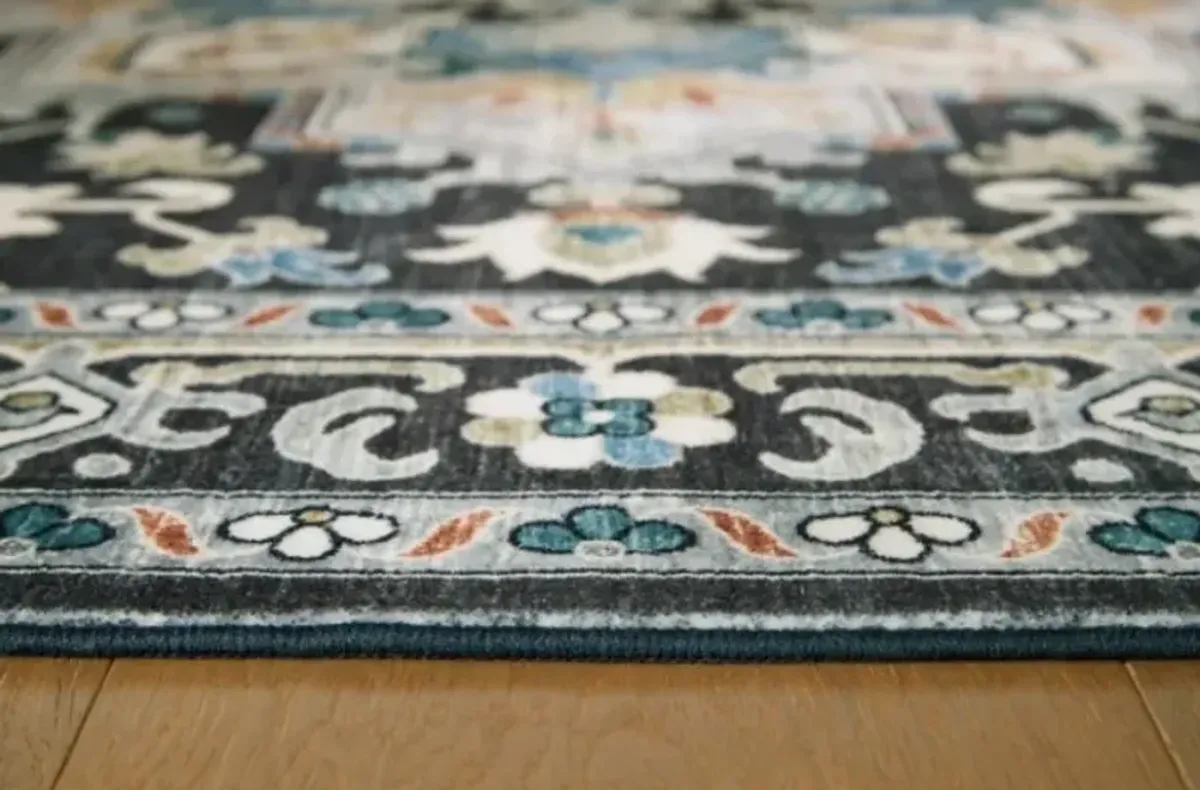 Signature Design by Ashley® Leningston Black/Blue/Cream 8'x10' Area Rug