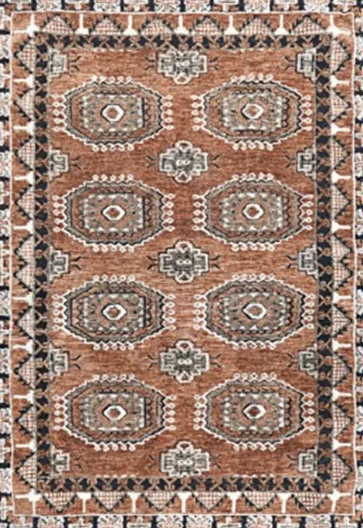 Signature Design by Ashley® Qaabiz Black/Ivory/Sienna 5'x7' Area Rug