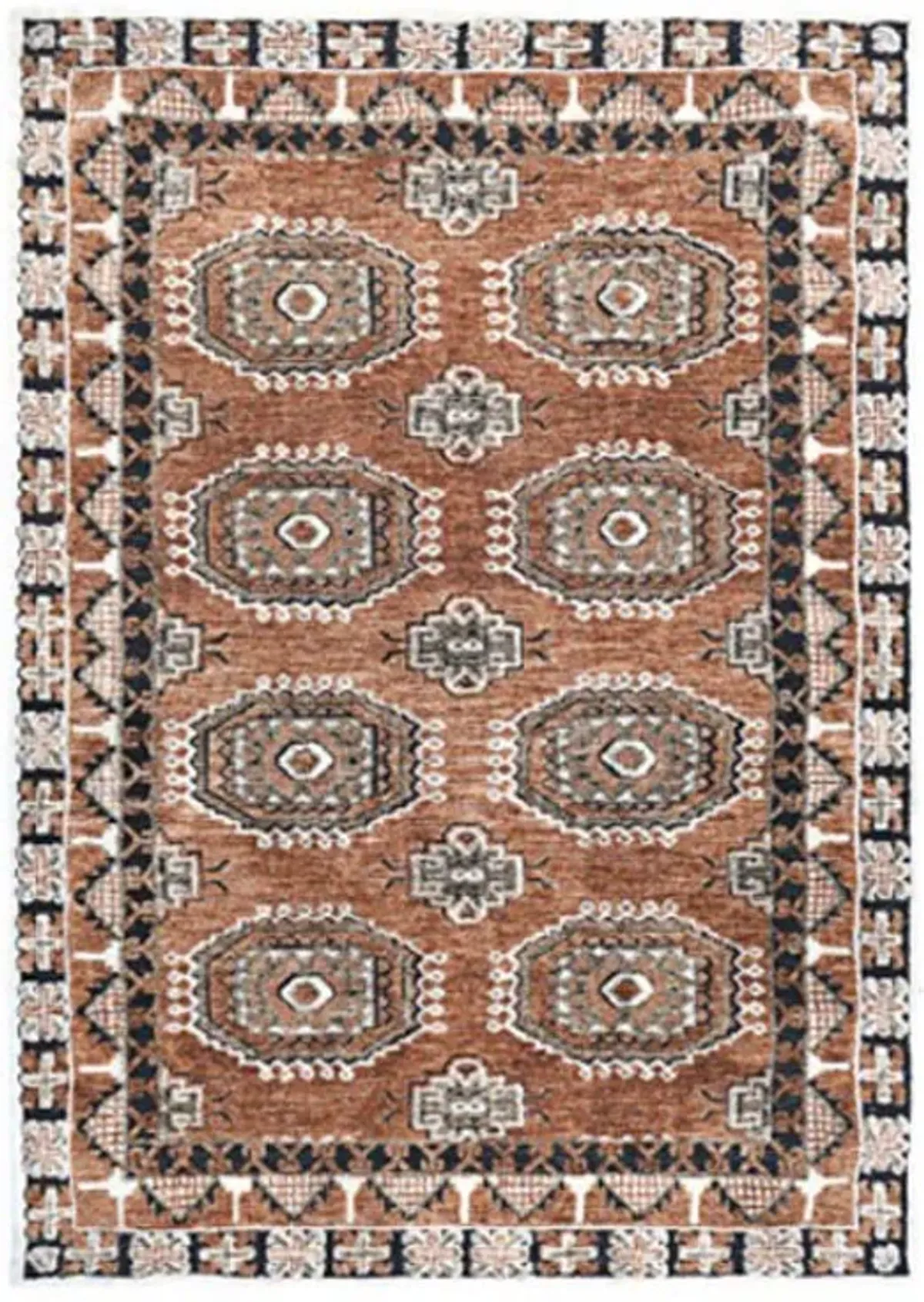 Signature Design by Ashley® Qaabiz Black/Ivory/Sienna 5'x7' Area Rug