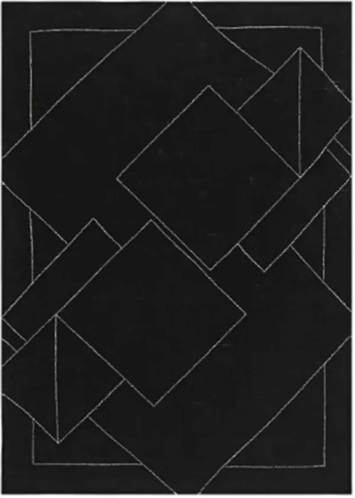 Signature Design by Ashley® Marav Black/White 5'x7' Area Rug