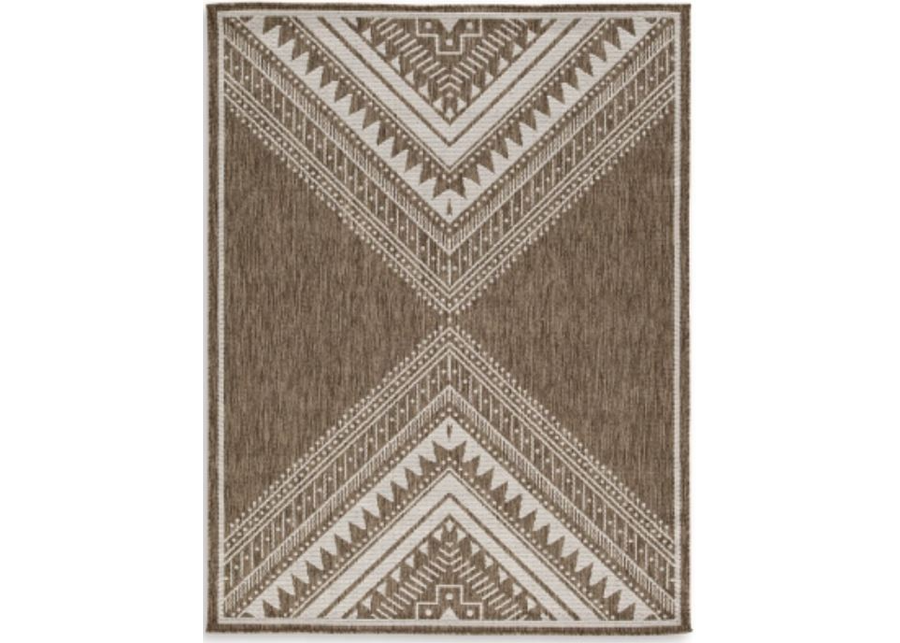 Signature Design by Ashley® Dunsler Brown/Cream 5' x 7' Area Rug