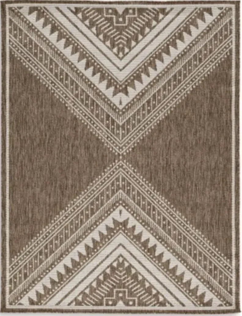 Signature Design by Ashley® Dunsler Brown/Cream 5' x 7' Area Rug