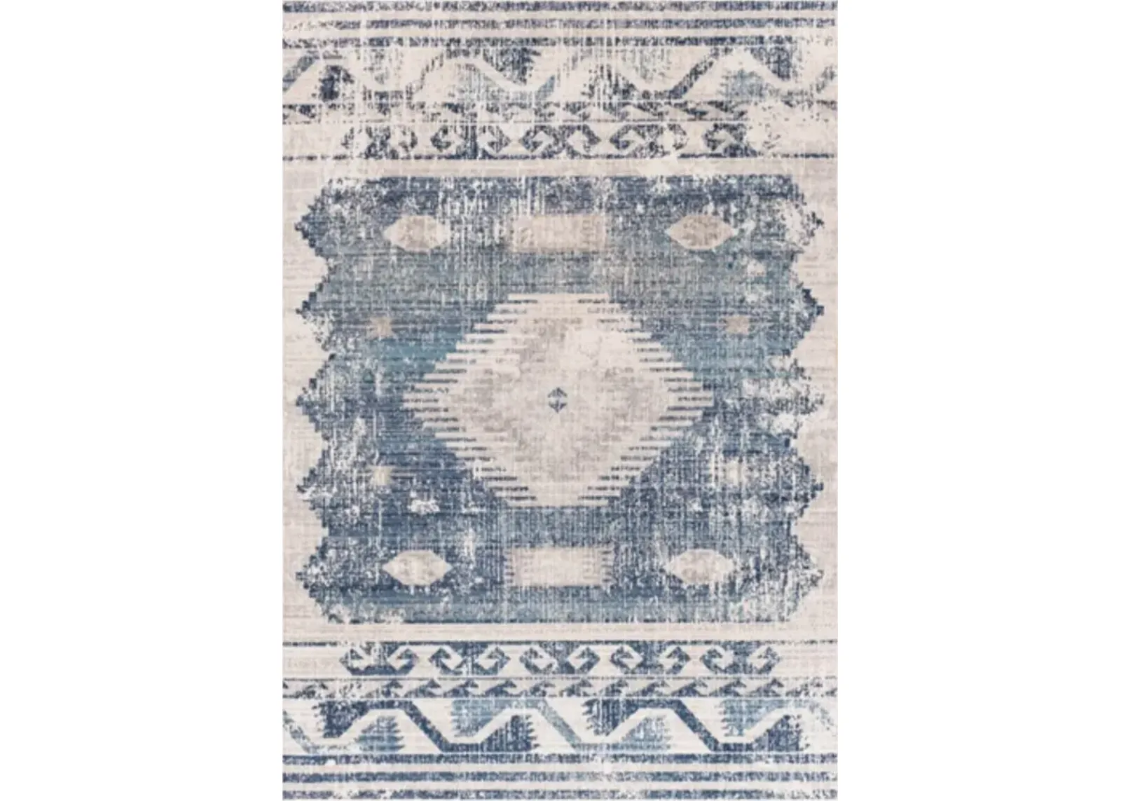 Signature Design by Ashley® Daddridge Blue/Ivory/Gray 8'x10' Area Rug