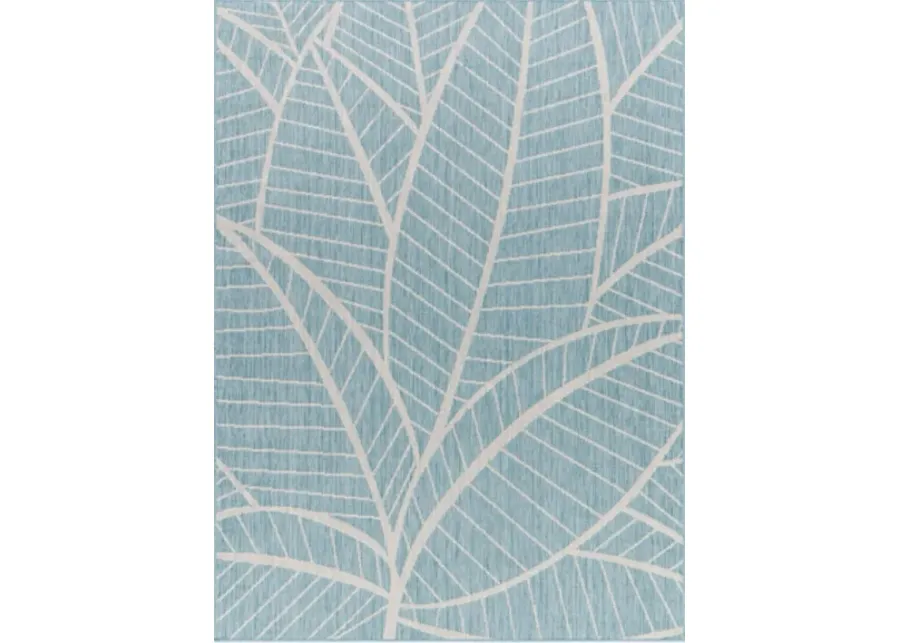 Signature Design by Ashley® Hulsia Aqua/Ivory 8'x10' Area Rug